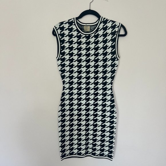 Torn By Ronny Kobo Erin Houndstooth Dress - Picture 2 of 4